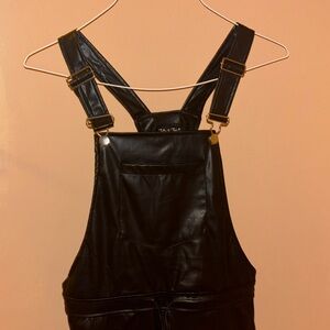 Jolie & Joy branded leather overalls (SIZE: M) for modest fashion.